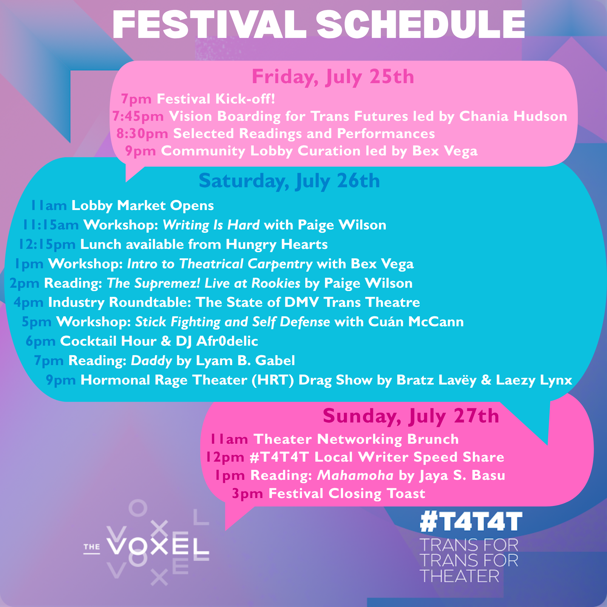 T4T4T schedule